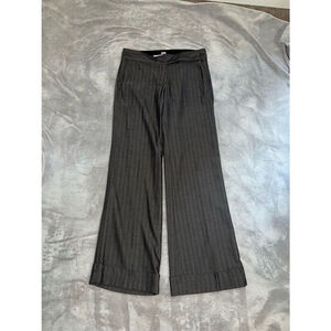 Vintage PinStriped low rise Flare Y2K Pants 4 Old Navy